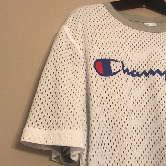 NEW Champion Reversible Mesh T-Shirt - Size Medium - Picture 4 of 13